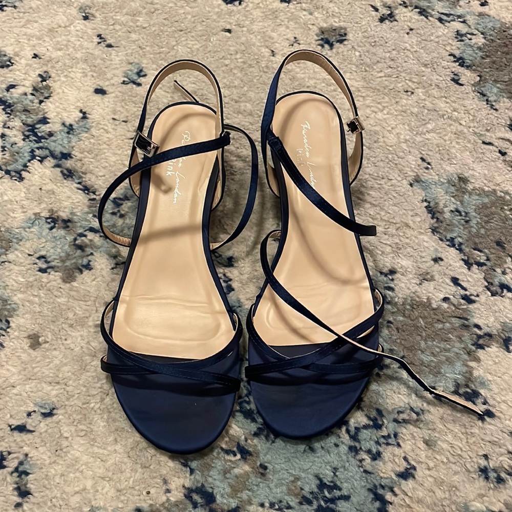 Navy blue sandals, size 9.5